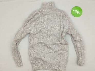 sweter z dekoltem v h m: Golf damski, S — 3