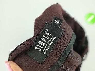 garnitur next: Męskie spodnie SIMPLE, rozmiar 40 - Krój: klasyczny, lekko zwężane — 4