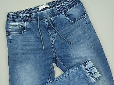 biale szerokie jeansy: House of Denim, Jeansy dla mężczyzn, rozmiar M — 1