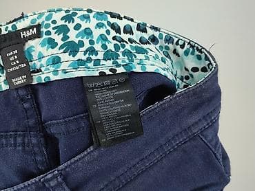 spodnie jeans drill: H&M, Spodnie materiałowe damskie, rozmiar S — 6