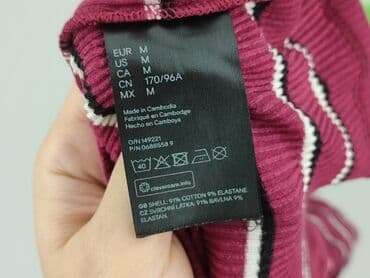 sukienka z bufkami hm: H&M Basic, Bluzka damska, M — 4