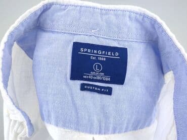 zara lniane szorty: Springfield, Koszulа dla mężczyzn, rozmiar L — 4