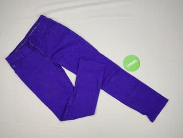 fioletowe jeansy damskie: Review, Spodnie materiałowe damskie, rozmiar XS — 2