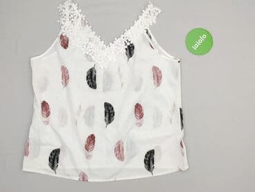 sukienka biala z piorami: Топ жіночий, розмір 2XL — 3