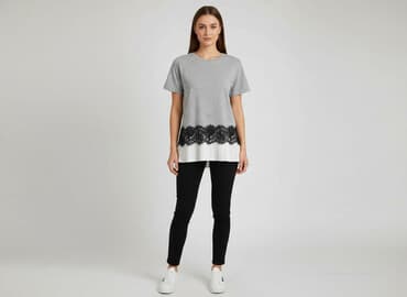 tunika koszulowa reserved: Bluzka damska, rozmiar M — 1