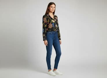 bluzka z dlugim rekawem czarna: Koszula damska, rozmiar M — 5