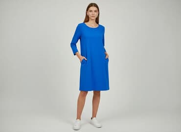 sukienka rozkloszowana dekolt łódka: Vila, Sukienka damska, rozmiar M — 6