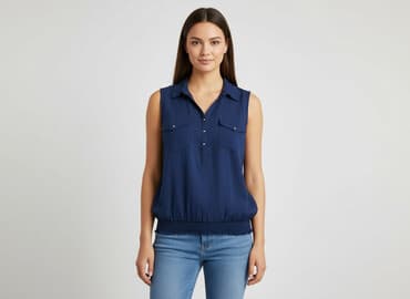 koszula niebieska hm: Amisu, Bluzka damska, rozmiar S — 8