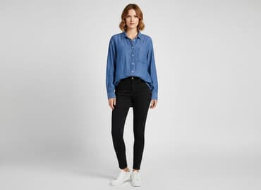 lidl kurtka jeansowa: John Baner, Koszula damska, rozmiar L — 7