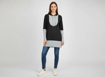 bluzy z czaszkami: Bluza z kapturem damska, rozmiar S — 6