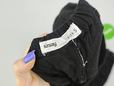 Ubrania damskie: Sinsay, Spodnie materiałowe damskie, rozmiar S — 4