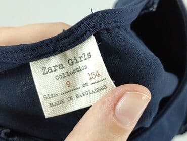 bluzka z greckim wzorem: Blouse, Zara, 9 years, 128-134 cm, condition - Perfect — 4