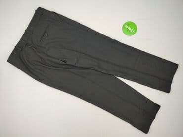 spodnie plus size wysoki stan: Spodnie garniturowe dla mężczyzn, rozmiar M — 3