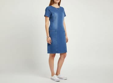 sukienki dżinsowe midi: Sukienka damska, rozmiar M — 6