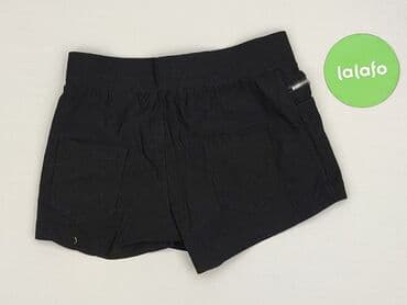 krótkie czarne spodenki materiałowe: Szorty damskie, rozmiar M — 3