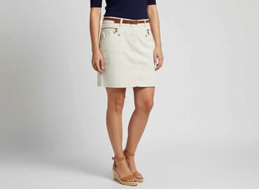 spódnice jeansowe z rozporkiem: Spódnica damska, rozmiar XL — 1