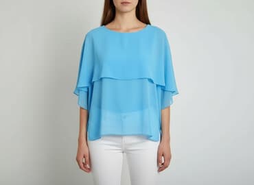 mohito marynarka niebieska: Bluzka damska, rozmiar L — 6