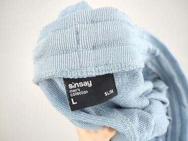 biale spodnie dresowe mohito: Sinsay, Spodnie dresowe dla mężczyzn, rozmiar L — 4