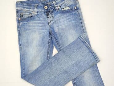Jeansy: Indigo, Jeansy damskie, rozmiar L