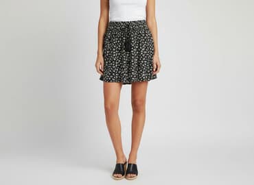 mini spódniczka czarne: Sinsay, Spódnica damska, rozmiar S — 6