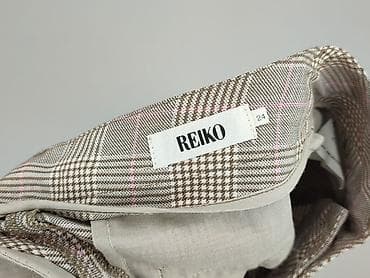 biale klapki wojas: Reiko, Spodnie materiałowe damskie, rozmiar S — 4