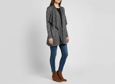 kardigan szary zara: Kardigan damski, rozmiar L — 8