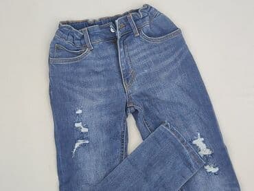 Spodnie jeansowe, 7 lat, 122, stan - Bardzo dobry