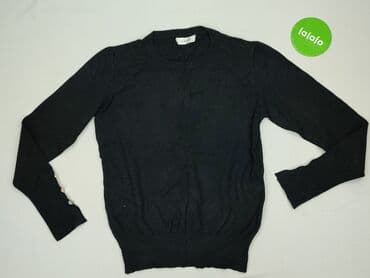 czarna sukienka i szary sweter: Sweter damski, rozmiar M — 2