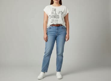 długie t shirty z nadrukiem: T-shirt damski, rozmiar 2XL — 1