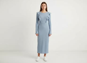 bonprix sukienki midi wyprzedaż: Sinsay, Sukienka damska, rozmiar S — 6