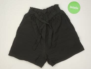 krótkie czarne spodenki materiałowe: Szorty damskie, rozmiar M — 2