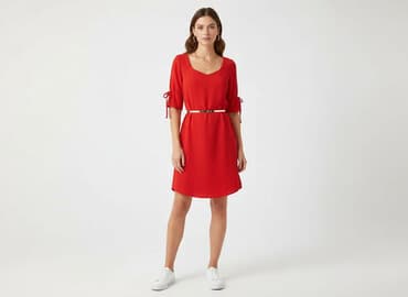 czerwona sukienki wieczorowa: House, Sukienka damska, rozmiar S — 1