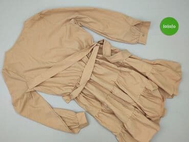 sukienki beżowe midi: Sheilay, Sukienka damska, rozmiar S — 3