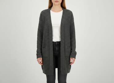 długi sweter i sukienka: Kardigan damski, rozmiar S — 1