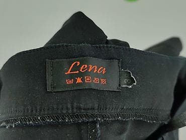 spodnie low rise: Spodnie materiałowe damskie, rozmiar M — 4