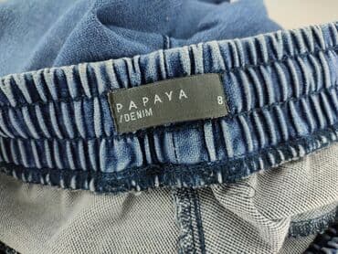 woskowane legginsy z wysokim stanem zara: Papaya, Spodnie damskie, rozmiar S — 4