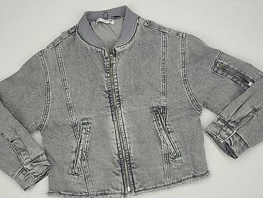 bluza szara zara: Dziecięca kurtka jeansowa, 10 lat, 134-140 cm, Zara, stan - Idealny — 1