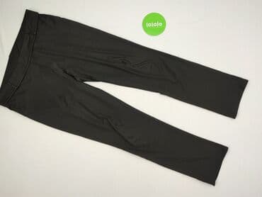 Material trousers for women, size XL (EU 42) — 2