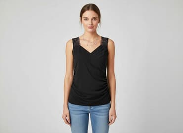 lidl top z wbudowanym biustonoszem: Bluzka damska, S — 7