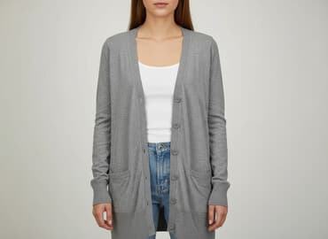 kurtki puchowe hm: H&M, Kardigan damski, rozmiar M — 7