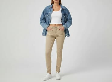 daysie spodnie woskowane: Reserved, Брюки жіночі, розмір 2XS — 1