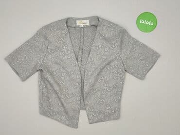 srebrne bolerko do sukienki: Narzutka damska, S — 2