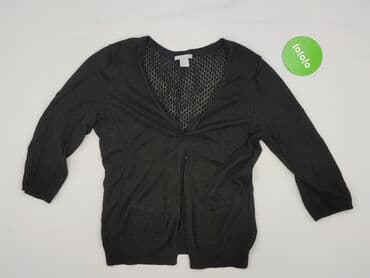 sweter z koronką na dole: H&M, Kardigan damski, rozmiar L — 3