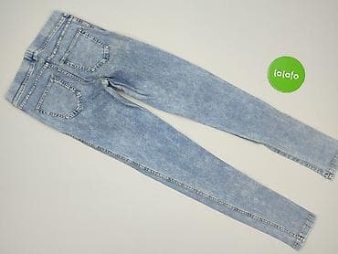 marynarka khaki h m: Spodnie jeansowe, H&M, 12 lat, 152, stan - Bardzo dobry — 3