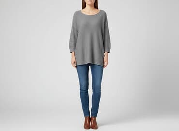 skarpeta świąteczna szara: Sweter damski, rozmiar One size w lalafo.pl — 6 skarpeta świąteczna szara: Sweter damski, rozmiar One size — 6