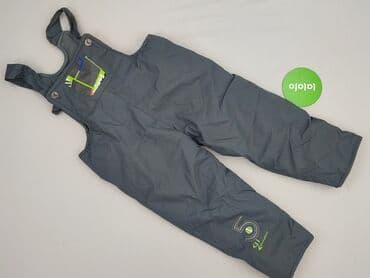 czarne woskowane spodnie: Overalls 5.10.15, 2-3 years, 92-98 cm, condition - Very good — 2