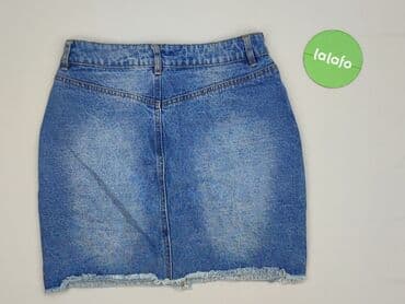 spódniczka dżinsowe z wysokim stanem: Bik Bok, Spódnica damska, rozmiar S — 3
