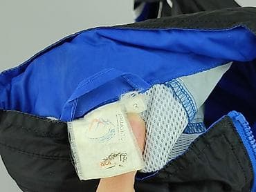 nike softshell: Męska kurtka sportowa/wiatrówka SK - Kolor: niebiesko-czarny z — 4