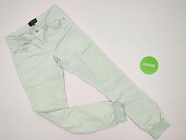 dresy plus size: Material trousers for women, size S — 2