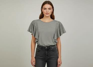 bluzki w paski z serduszkiem: Bluzka damska, rozmiar S — 5